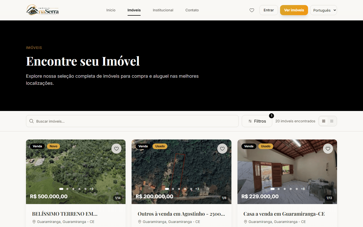 Imóveis na Serra — Busca de imóveis